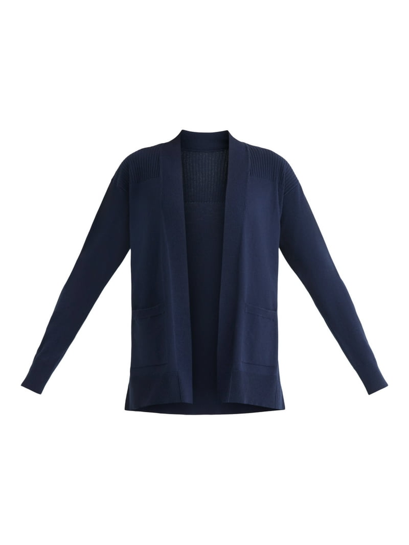 Time and Tru Women's Open Front Lightweight Cardigan Sweater Sizes