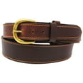 thumbnail image 2 of 43-44  Men's 1-1/2" Wide Brown Leather Floral Tooled Casual Jean Belt 26RAA154TN, 2 of 2