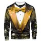thumbnail image 1 of Sudaderas sin capucha para hombre, estilo casual, con estampado de moda, sudadera de manga larga, blusas de manga larga con cuello redondo, camisas, blusas para hombre, poliéster, 1 of 4