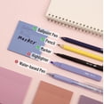thumbnail image 4 of Aesthetic Book Annotation Kit Aesthetic Highlighters and Gel Pens Transparent Sticky Notes Transparent Sticky Tabs for Books No Bleed Highlighters for Bible Pages No Bleed, 4 of 6