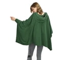 thumbnail image 4 of Oversized Hooded Poncho Cape, Casual Hoodie Sweatshirt, Batwing Coat Pullover | Light Weight, Cozy, Comfortable, Roomy | for Adults Women Men Teens, 4 of 7