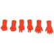 thumbnail image 2 of 24 Pcs Knitting Needle Stoppers Rubber Stone Paper Scissors Knitting Needle Caps for Knitting Crafts Quilting DIY, 2 of 3