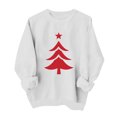 thumbnail image 5 of FDGIU 2025 Women's Christmas Sweatshirt - Funny Party Tee, Long Sleeve Loose Fit Pullover Top, Festive Party Blouse, 5 of 5