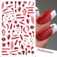 thumbnail image 1 of Pegatinas para uñas para decoración de uñas, pegatinas para uñas para mujeres, pegatinas para uñas de Europa y América, pegatinas para Halloween, pegatinas rojas a juego para uñas., 1 of 5