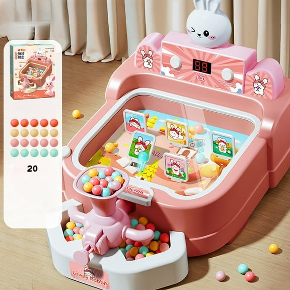 Funtogether Toys Electronic Pinball Arcade Game with LCD Scorer, Music and Lights