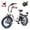 White, variant on Wildeway Folding Dual Motors Electric Bike for Adult, 2000W 48V 32AH UL2849 Removable Battery Mountain bike 20*4.0 Fat Tire up to 28MPH&90Miles Long Range Ebike Off-road Dual Hydraulic&Brake Bicycle