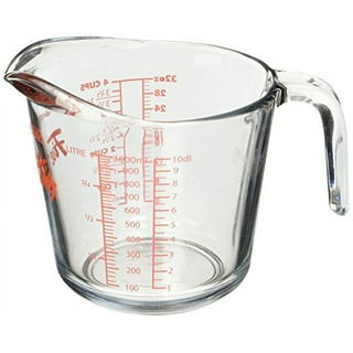 Buy Anchor Hocking 551780L13 Measuring Cup, 1 qt Capacity, Glass, Clear 1 Qt,  Clear (Pack of 3)