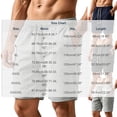 thumbnail image 3 of hlysgo Mens Texture Elastic Waist Shorts Big and Tall Drawstring Lightweight Short Casual Summer Beach Shorts with Pockets Black,2xL, 3 of 5