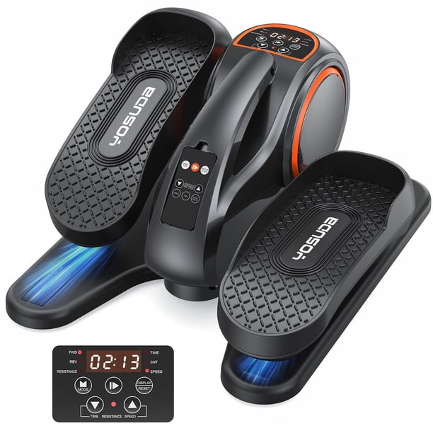 Entrenador elíptico YOSUDA para debajo del escritorio con control remoto y 10 resistencias