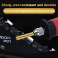 thumbnail image 3 of Electric Chainsaw Chain Sharpener Kit, 20Pc Titanium Plated Diamond Sharpening Wheels, High Hardness 3/16Inch Files, 3 of 7