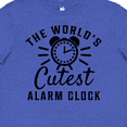 thumbnail image 4 of Inktastic The Worlds Cutest Alarm Clock Youth T-Shirt, 4 of 5
