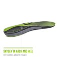 thumbnail image 3 of Sof Sole Plantilla AIRR para hombre con soporte ortopédico de longitud completa, color verde 11-12.5, 3 of 4