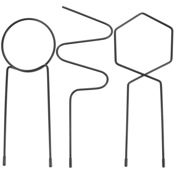 KAKOWELY 3 enrejados decorativos para plantas trepadoras en maceta para jardín.