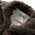thumbnail image 5 of Amazhiyu Womens Faux Fur Coat Winter Zip Up Drawstring Fuzzy Jacket with Pockets, 5 of 6