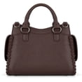 thumbnail image 6 of Wrangler Purses for Women Carry All Handbags Small Crossbody Purses with Zipper, Coffee, 6 of 7