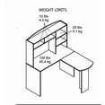 thumbnail image 4 of Bureau en L Benjamin avec Huche, 4 of 4