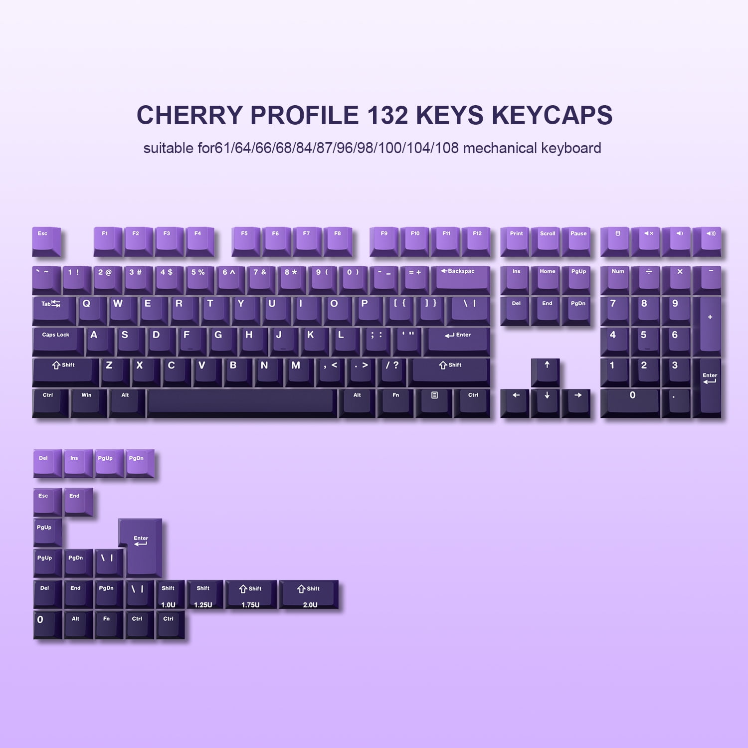 Buy XVX HyperX Gaming Keyboard Caps,132 Key Keycaps for Mechanical