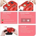 thumbnail image 4 of 150 W Battery Inverter for Einhell 18 V Lithium Ion Battery, DC 18 V to AC 220 V ~ 230 V Voltage Converter with 2 USB & 200 LM LED Work Light Sinus Sine Wave for Einhell 18 V Battery, 4 of 7