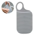 thumbnail image 4 of Sylvtty 3Pcs Mini Washboard Portable Hand-held Wash Board Laundry Scrubbing Travel Hand Washer Hanging Hole Design Hand Washing Tool, 4 of 7