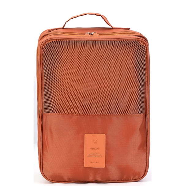 Fiudx Bolsa de Zapatos Portátil, Organizador de Viaje de Gran Capacidad, Material Oxford Duradero, Cierre de Cremallera, Ideal para Viajes y Exteriores, Ideal para El Armario de Zapatos Del Hogar, Ta