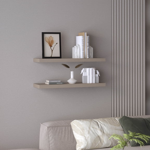 31.5" Wide Floating Shelves Set Of 2, Stylish Storage for Home Decor