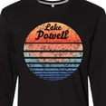 thumbnail image 4 of Inktastic Lake Powell Distressed Retro Sunset Long Sleeve T-Shirt, 4 of 5
