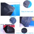 thumbnail image 2 of FungLam Mylar Foil Food Storage Stand Up Zip Seal Pouch Smell Proof Bags with Window Gold Outer Size: 4x6in(10x15cm) 100 PCS, 2 of 5