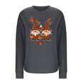 thumbnail image 5 of Meichang Thanksgiving Sweatshirt for Women Oversized Long Sleeve Drop Shoulder Pullover Cute Gnome Couple Graphic Crewneck Sweatshirts, 5 of 5