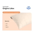 thumbnail image 3 of Almohada Luuna Origins Latex, Hipoalergénica de Origen Natural, Termorreguladora, Latex, Lana y Algodón, Tamaño Estándar beige Estándar, 3 of 9