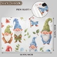 thumbnail image 3 of Christmas Cute Gnomes Leaves Cartoon Foldable Binder Folder Clipboard with Pen Slot Double Clips A4 Size File Storage, 3 of 8