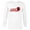 White, variant on Marvel Deadpool I Love Chimichangas More Than You Valentine - Long Sleeve T-Shirt for Men - Customized-White