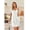Colorful Flowers, variant on Nightgowns for Women V Neck Sleepshirt Short Sleeve Nightdress Lace Trim Night Gown House Dress with Pockets