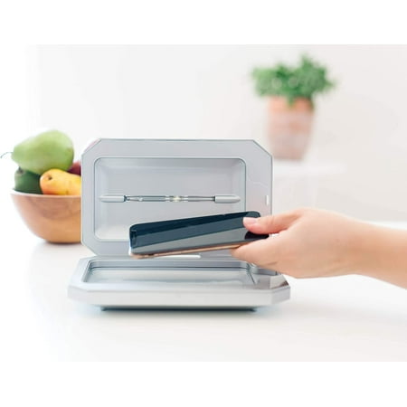 PhoneSoap Basic UV Sanitizer for Phones & Accessories, Compact, Rechargeable, 1-Pack