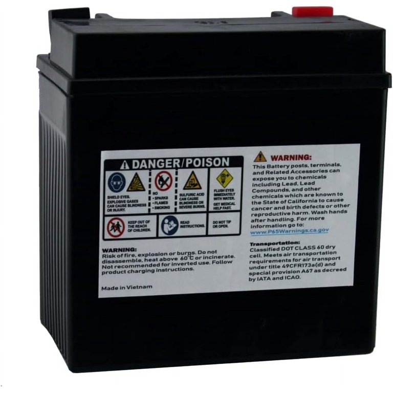 Yuasa 12N9-4B1 Motorcycle Replacement Battery