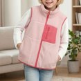 thumbnail image 2 of NIEWTR Fleece Lined Thickened Fall And Winter Vest For Baby And Young Kids A Warm Open Front Outerwear Vest Suitable For Boys And Girls, 2 of 5