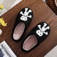 thumbnail image 5 of Gaexia Women's Slippers Halloween Couple Cartoon Design Cozy Warm Indoor Outdoor Shoes for Women, 5 of 7