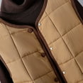 thumbnail image 6 of Uaswgudfs Women's Gray Quilted Vest, Sleeveless Crew Neck Casual Winter Puffer Gilet - Outerwear Yellow L, 6 of 9