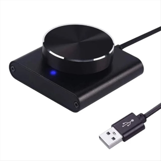 Control de Volumen USB PC Sin Pérdidas Altavoz de la Computadora Controlador de Volumen Ajustador de Perilla Control Digital con Silencio de una Tecla