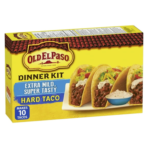 Old El Paso Ensemble à tacos rigides Extra-doux, très savoureux 330 g