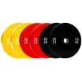 thumbnail image 2 of PRISP Olympic Bumper Weight Plate - Rubber Plate for 2 Inch Olympic Barbell with Steel Insert; Pairs, Sets and Single Plates Available, 2 of 9
