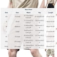 thumbnail image 6 of Quick Dry Athletic Shorts Men's Cargo Shorts 5 Inch Relaxed Fits Button Waist Quick Dry Lightweight Loose Outdoor Hiking with Multi Pocket Brown S, 6 of 6