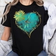 thumbnail image 2 of Unisex Whisper Words of Wisdom, Let Peace Signal Graphic T-Shirt, Sizes S-5XL, Tbun, 2 of 5