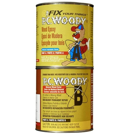PC Products PC-Woody Wood Repair Epoxy Paste, Two-Part 96 oz...