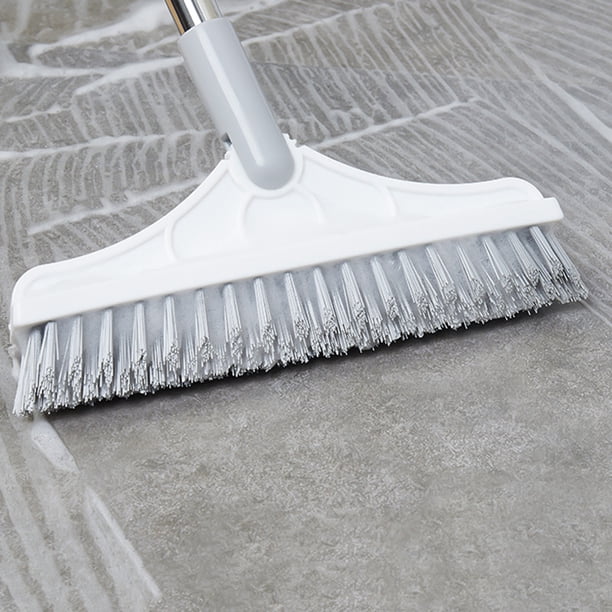 Cepillo Para Fregar Pisos Cepillo para fregar el piso con mango largo 2 en 1 Limpiaparabrisas Limpiaparabrisas Limpiaparabrisas blanco Sywqhk Libre de BPA