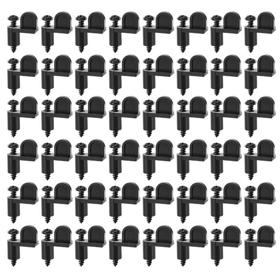 Pack Of 48 Storms Window Clip With M4x25mm Screws Durably Nylon Mounting Hardware