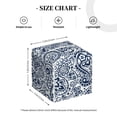thumbnail image 4 of Yiaed Paisley4 Print Tissue Box Cover, PU Leather Decorative Organizer for Tabletop, Bathroom, Car, Office Creative Decorative, 4 of 7