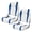 Blue, variant on SPECSTAR Folding High Back Boat Seats 2 Pack, Waterproof Fishing Boat Captain Chairs, 4 Mounting Screws Included,White and Blue