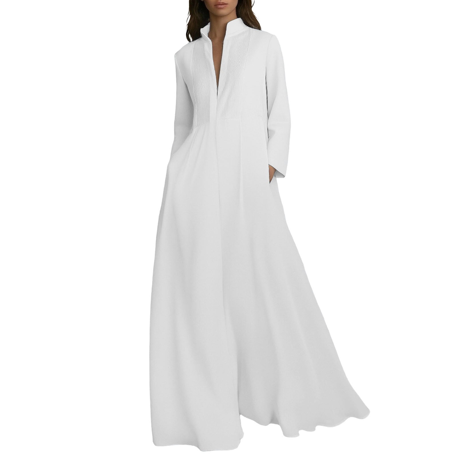 DARING DIVA Women's Vintage 3/4 Sleeve Church Semi Fit and Flare