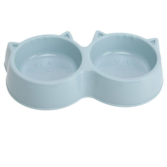 ACDANC Cat Food Bowl,Non-Slip Bottom Design Cat Bowls,Simple Modern Appearance Cat Water Bowl,Blue