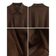 thumbnail image 4 of Chaqueta de Ante Sintético para Mujer con Solapa y Bolsillo, Estilo Piloto, Informal, de Larga, Estilo Urbano Moderno Café M, 4 of 5